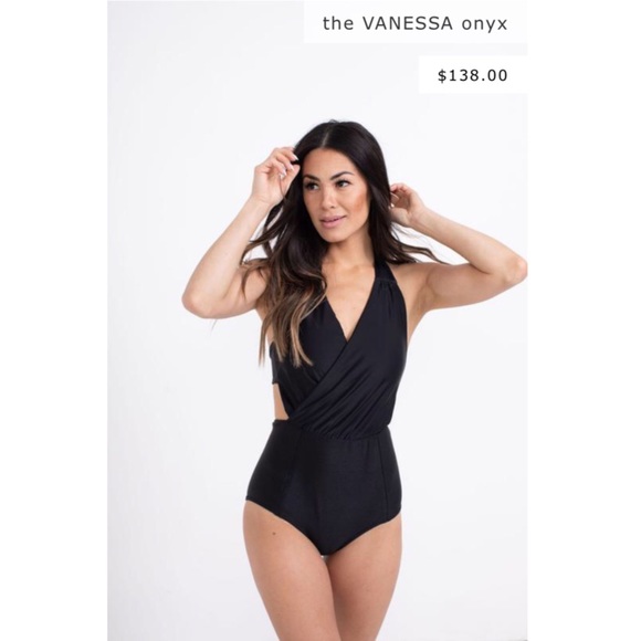 Raising Wild Other - Raising Wild Vanessa Onyx One Piece Swimsuit